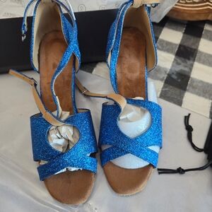 Sparkling Blue Women's Heels